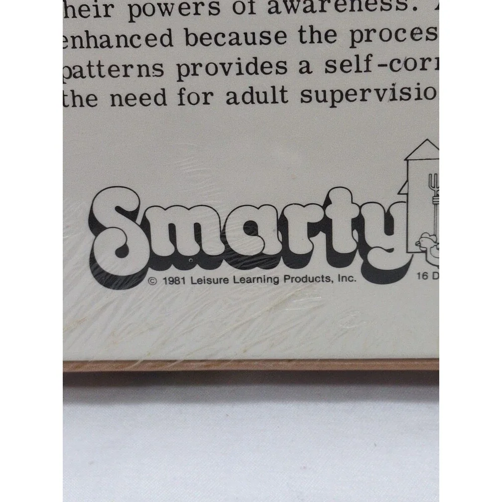 1981 Smarty Farm Leisure Learning Thinking Game